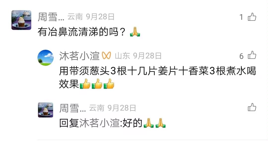 有冶鼻流清涕的吗？最好是食疗法